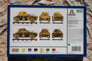 Italeri 7064 Autoblinda AB 40 Ferroviaria